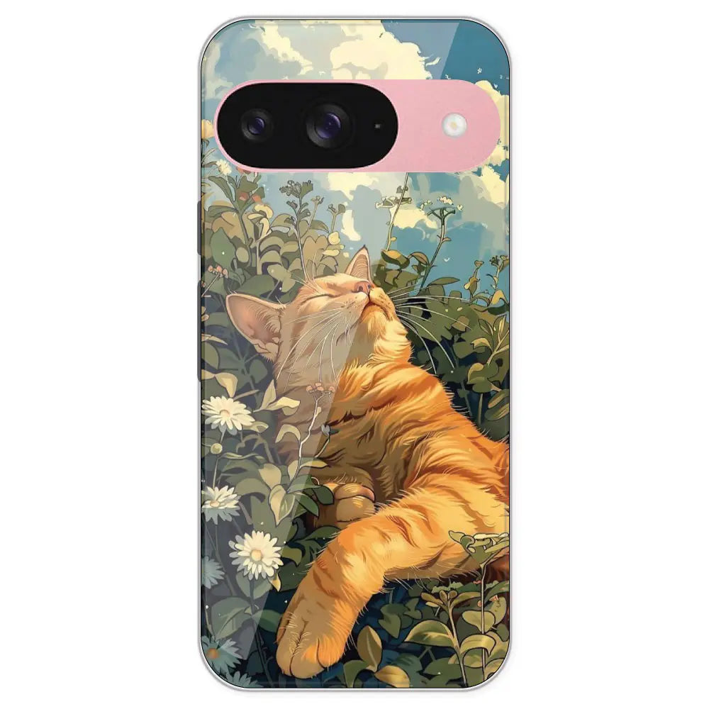 Garfield Sleeping - Printed Silicone Case For Google Pixel 9