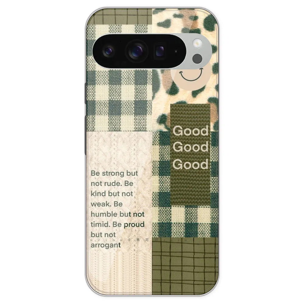 Patchwork Positivity - Printed Silicone Case For Google Pixel 9 Pro XL