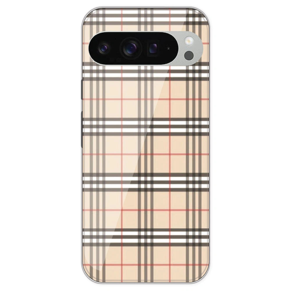 Yellow Checks - Printed Silicone Case For Google Pixel 9 Pro XL