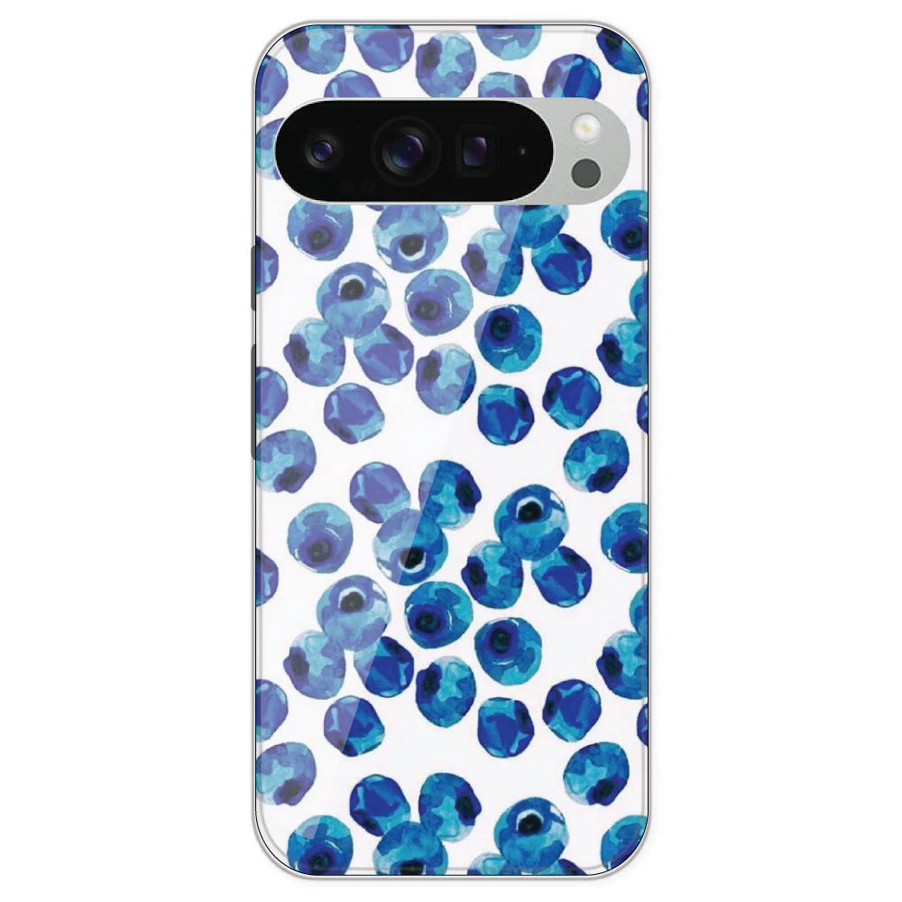 Blueberries - Printed Silicone Case For Google Pixel 9 Pro XL