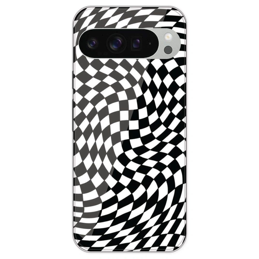 Checks - Printed Silicone Case For Google Pixel 9 Pro XL