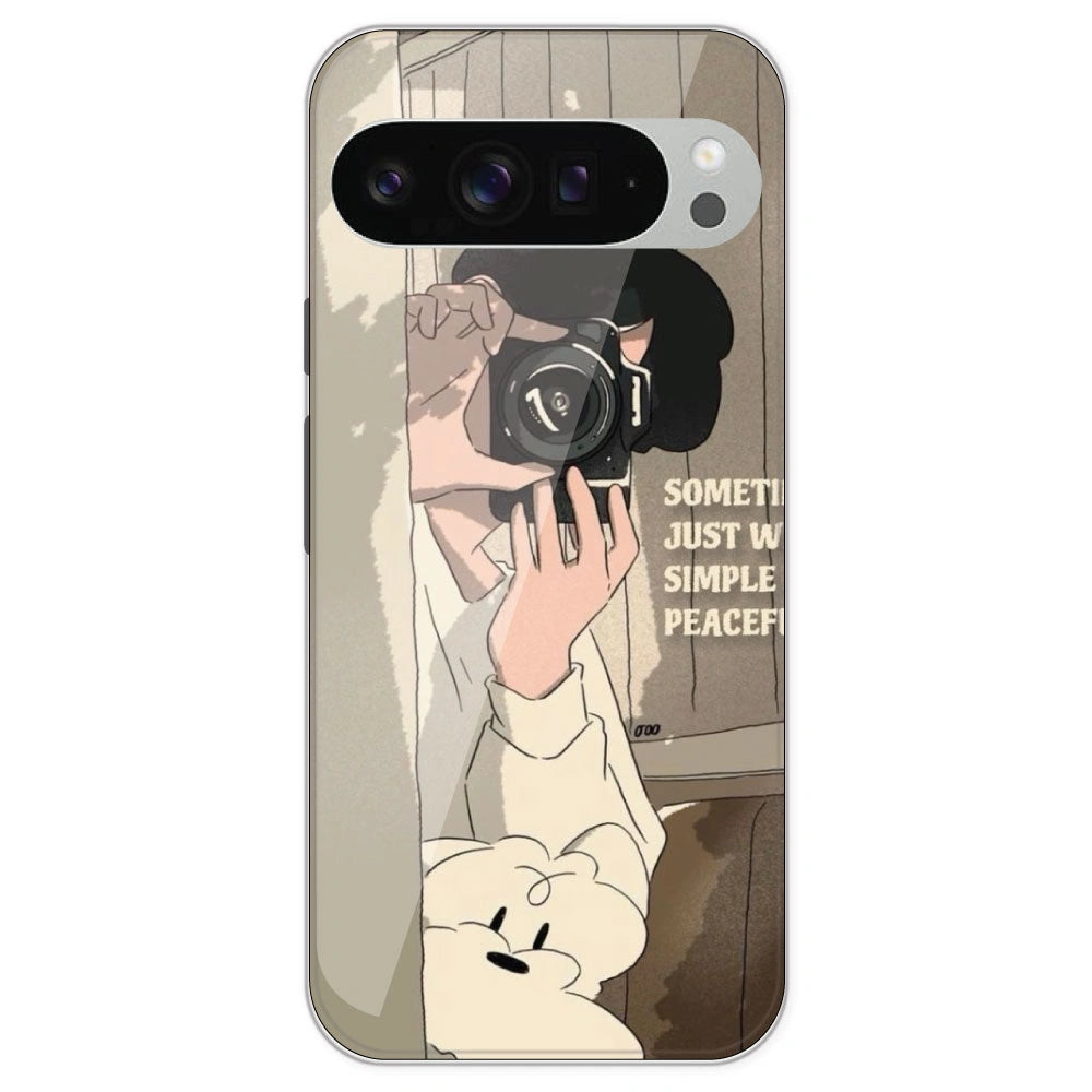 Book Collage - Printed Silicone Case For Google Pixel 9 Pro XL