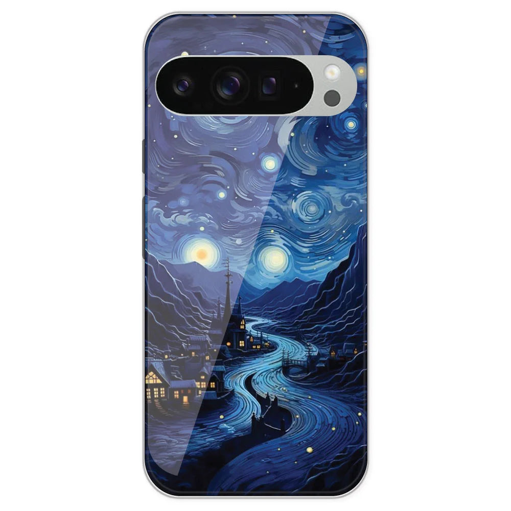 The Starry Night - Printed Silicone Case For Google Pixel 9 Pro XL