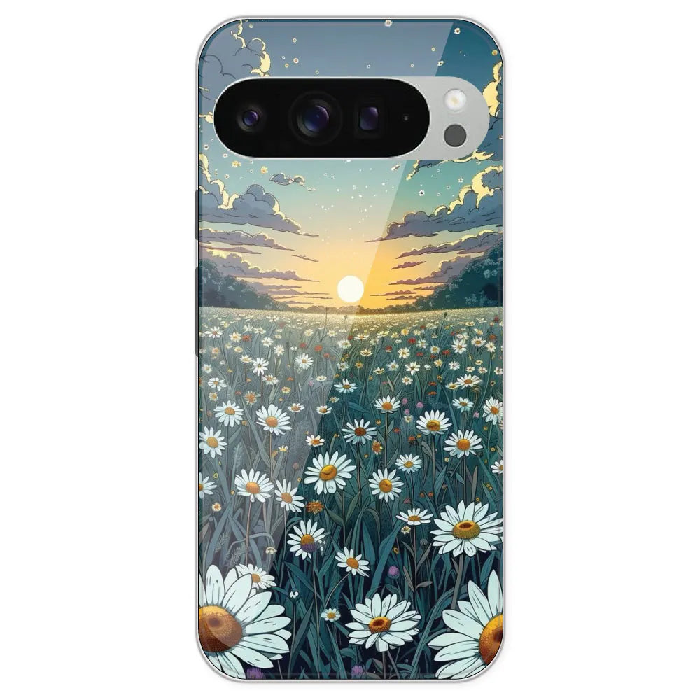 Daisy Sunset - Printed Silicone Case For Google Pixel 9 Pro XL