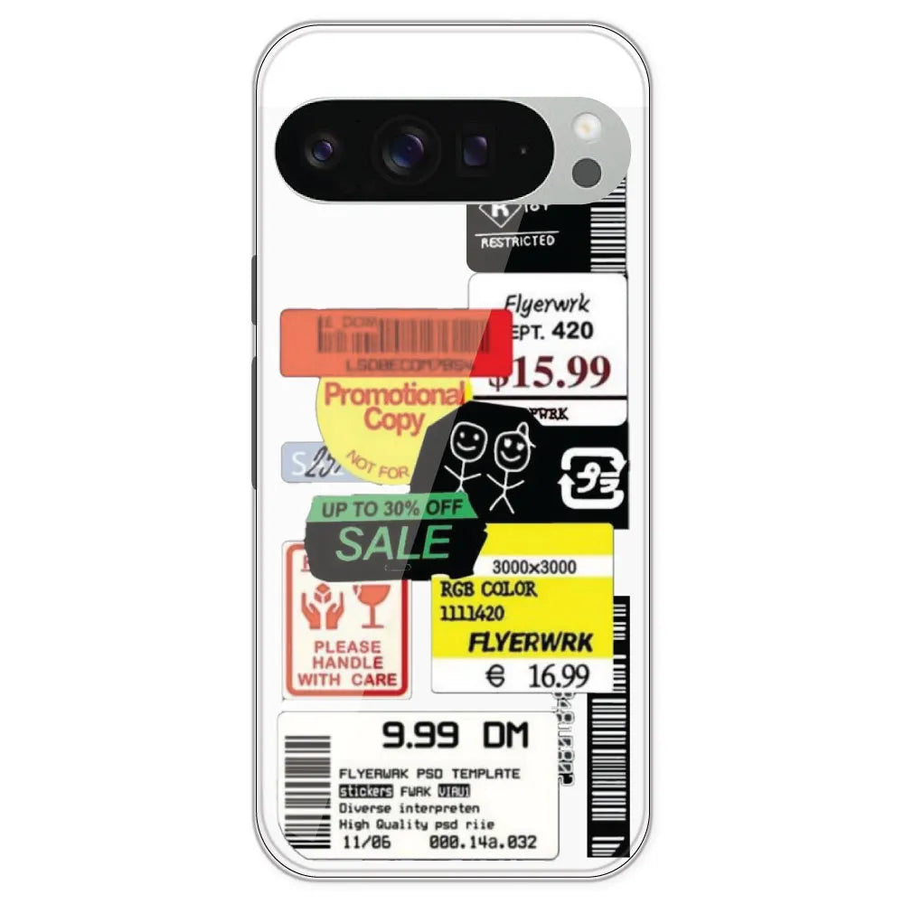 Sales - Clear Printed Silicone Case For Google Models