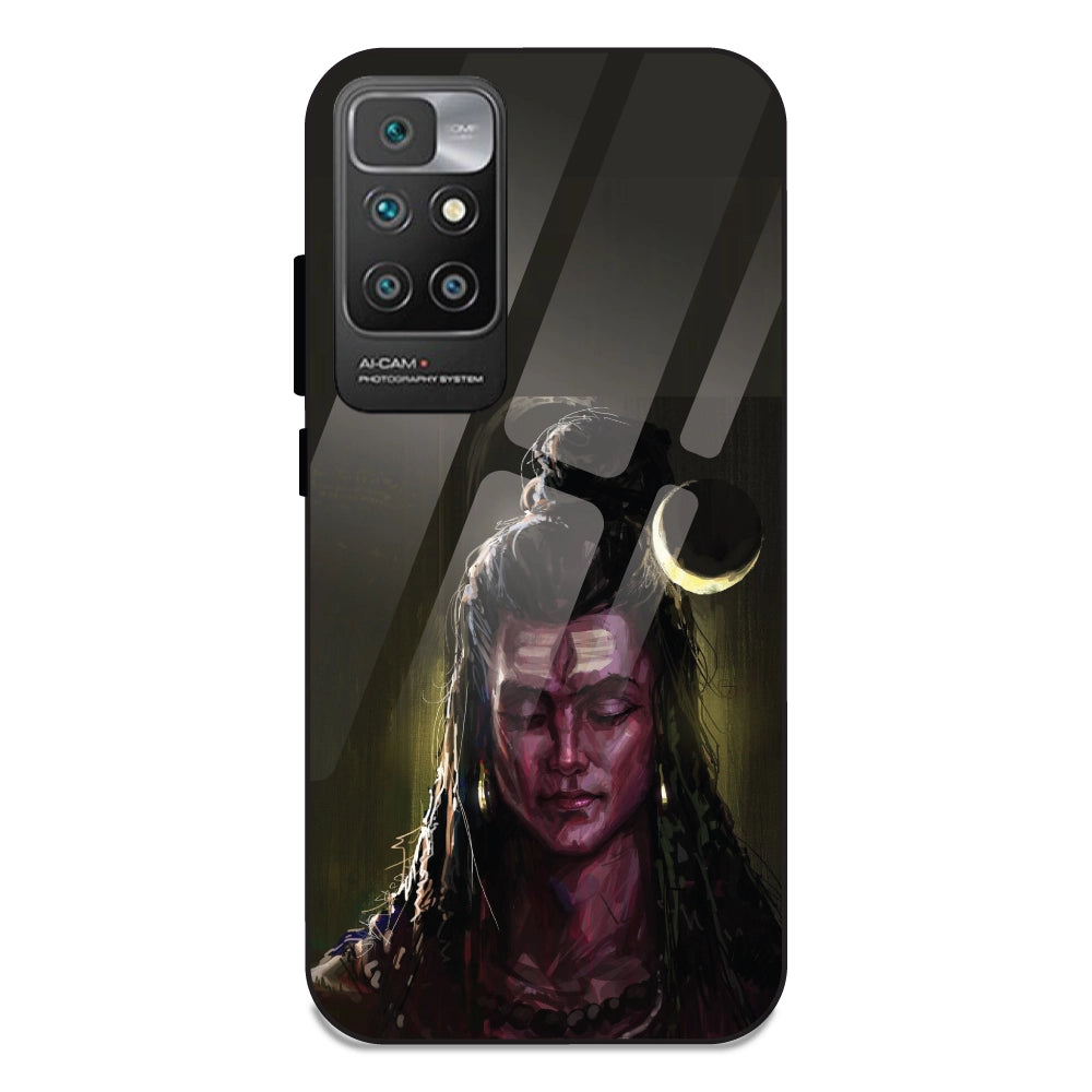 Lord Shiva - Glass Cases For Redmi 10 Prime