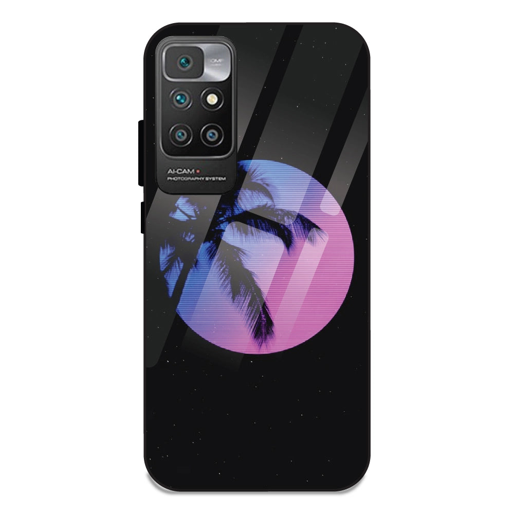 Night Terror Synthwave - Glass Cases For Redmi 10 Prime