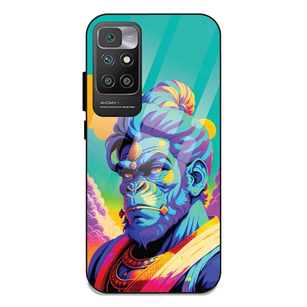 Lord Hanuman - Glass Cases For Redmi 10 Prime