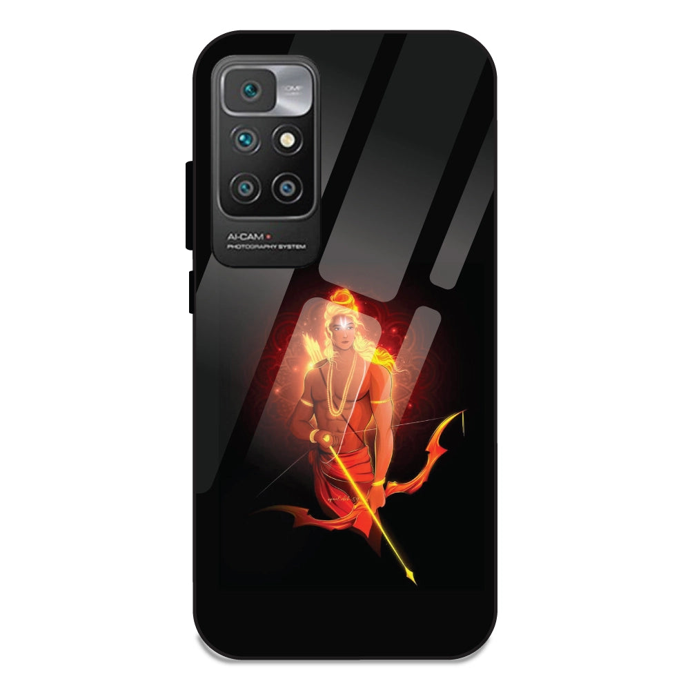 Lord Rama - Glass Cases For Redmi 10 Prime