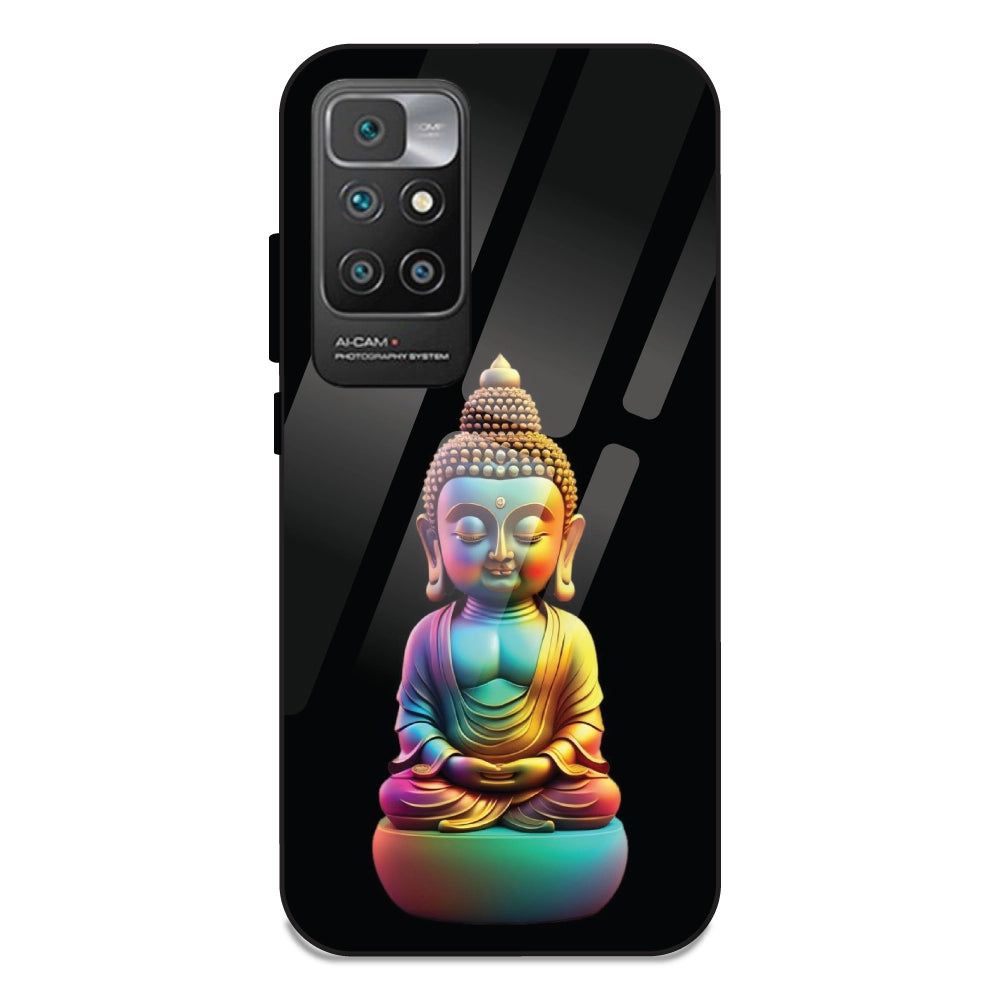 Gautam Buddha - Glass Cases For Redmi 10 Prime