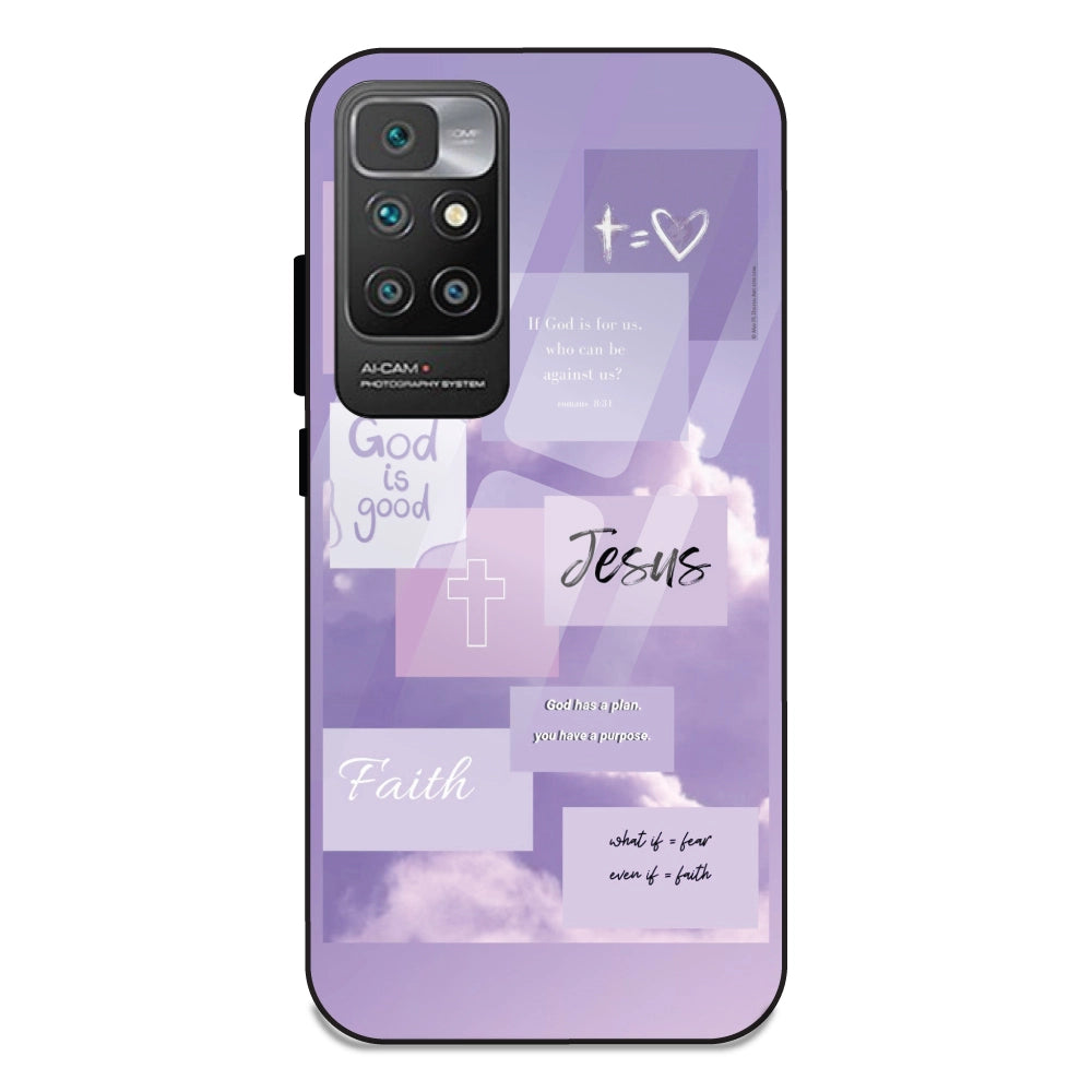 Jesus My Lord - Glass Cases For Redmi 10 Prime