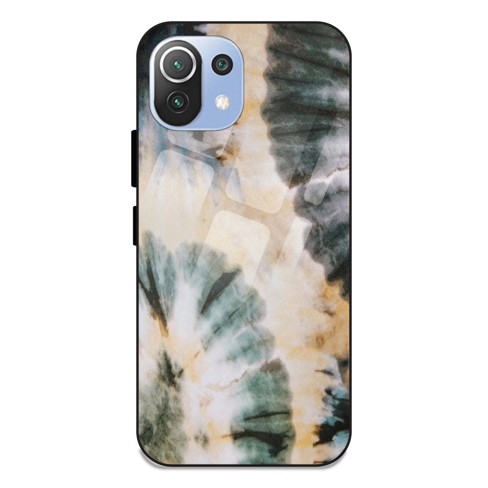 Black And Gold Tie Dye For Redmi 11 Lite NE