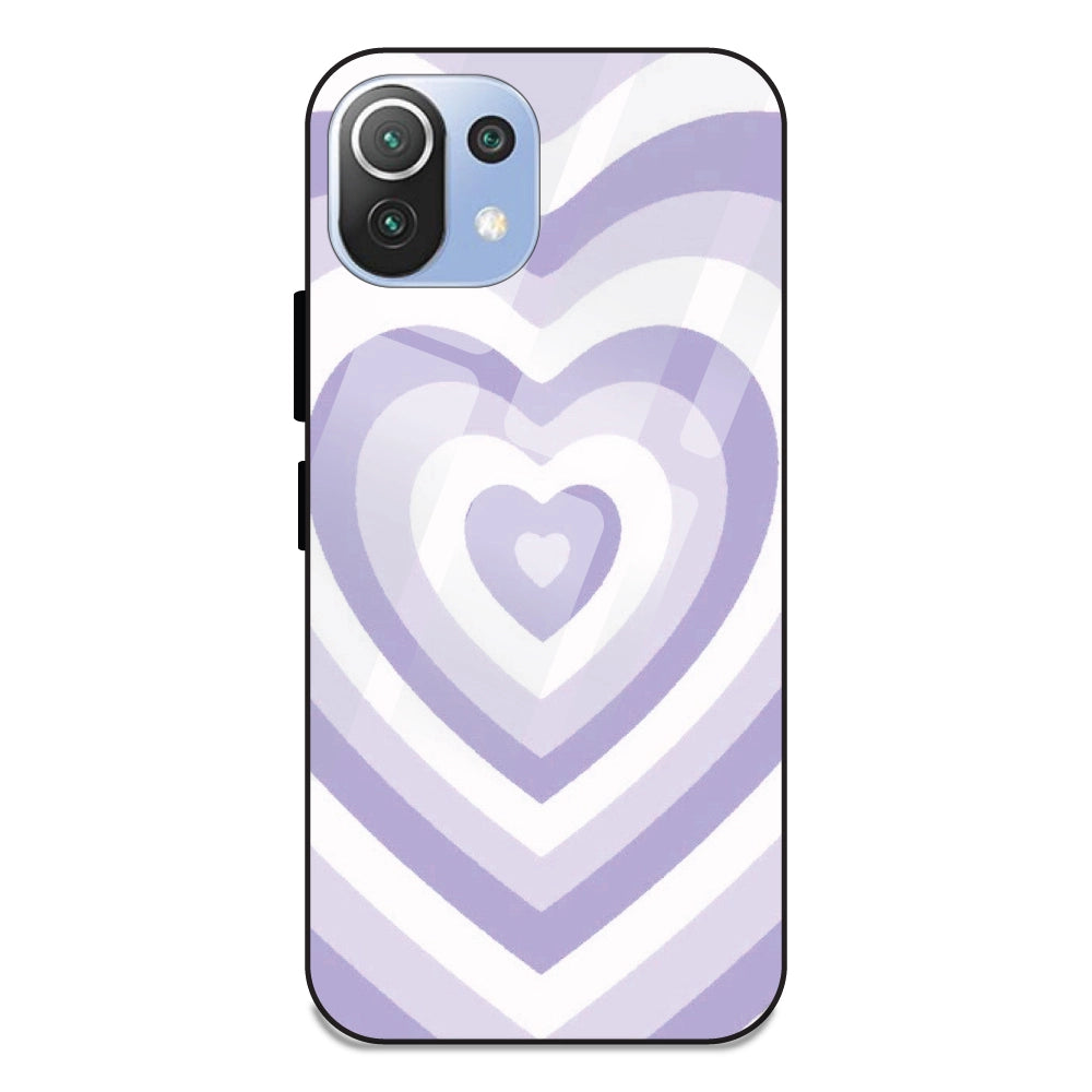 Blue Hearts - Glass Case For Redmi 11 Lite NE 5G