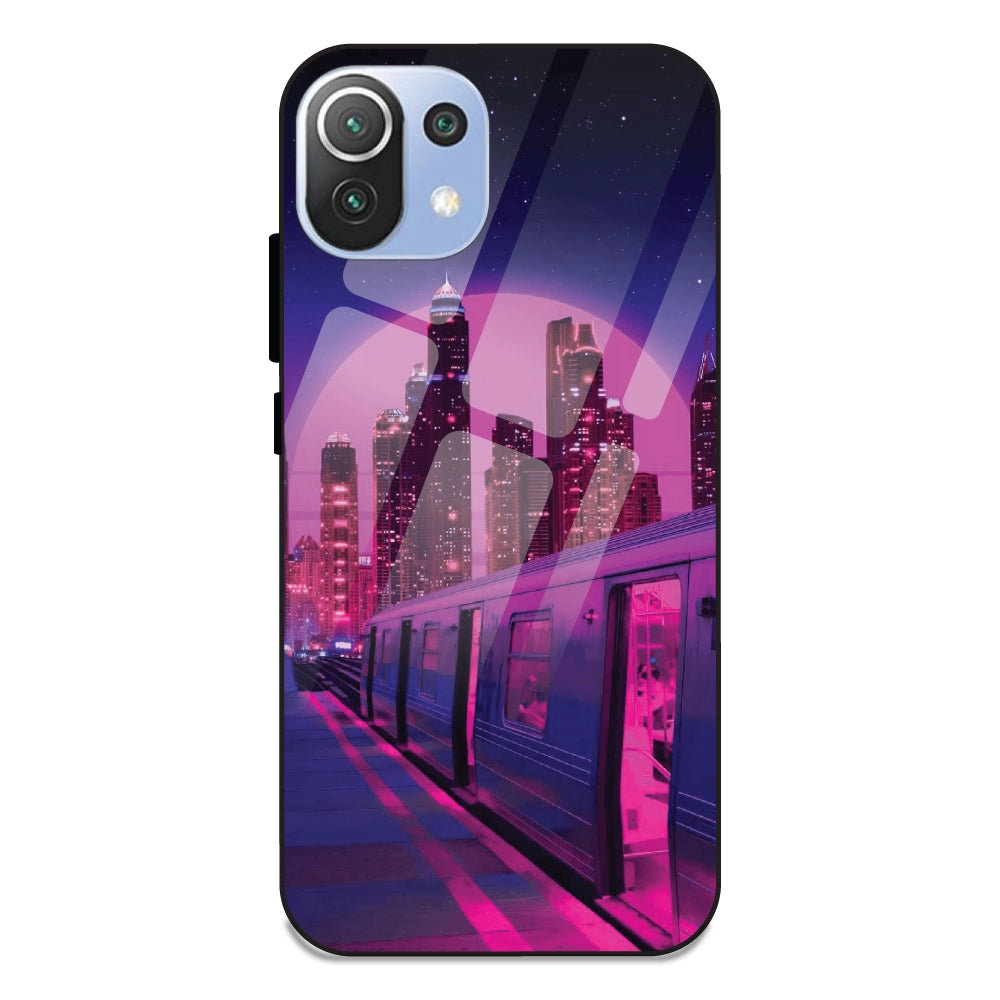 Neon City Synthwave - Glass Cases For Redmi 11 Lite