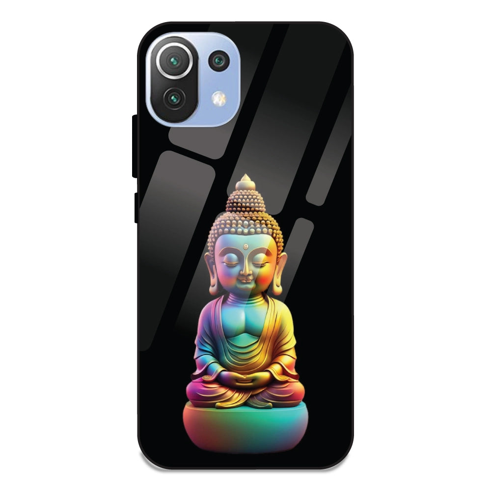 Gautam Buddha - Glass Cases For Redmi 11 Lite