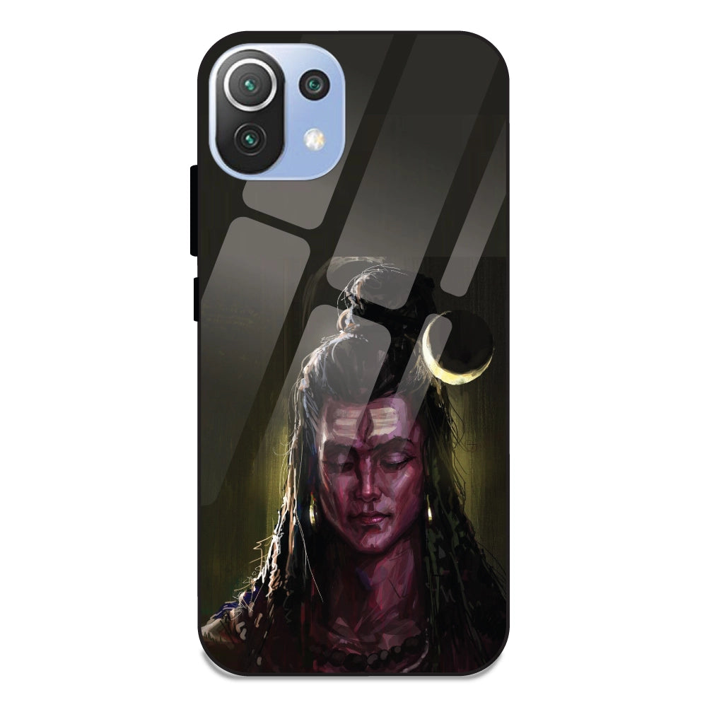 Lord Shiva - Glass Cases For Redmi 11 Lite