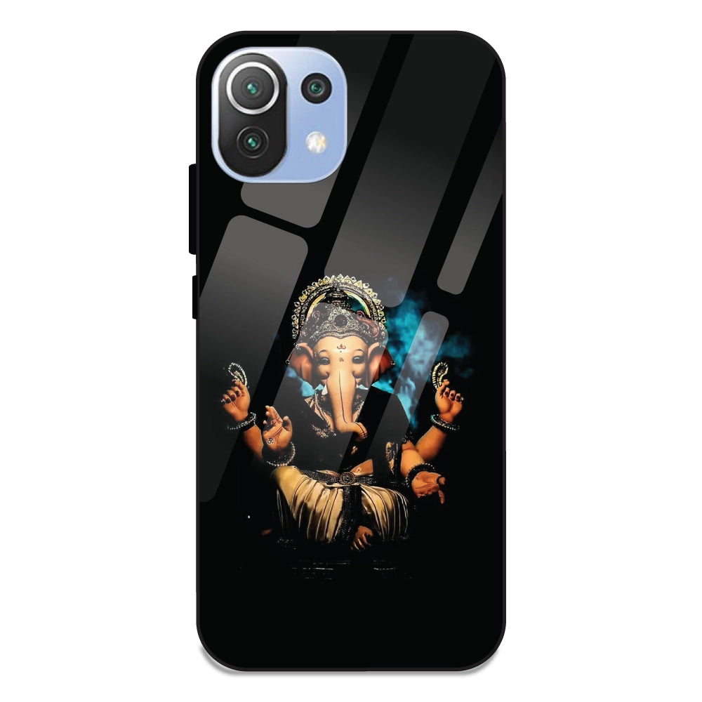 Lord Ganesh - Glass Cases For Redmi 11 Lite