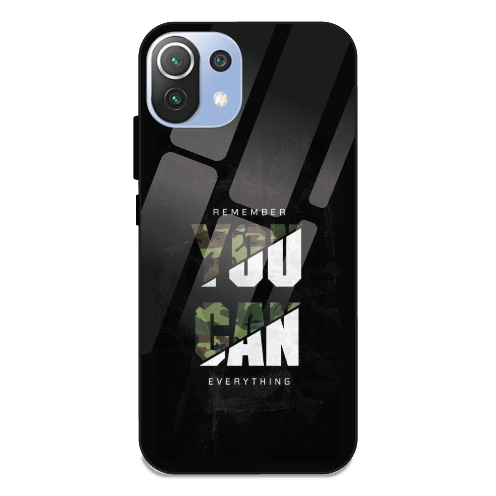 You Can Do Everything - Glass Cases For Redmi 11 Lite