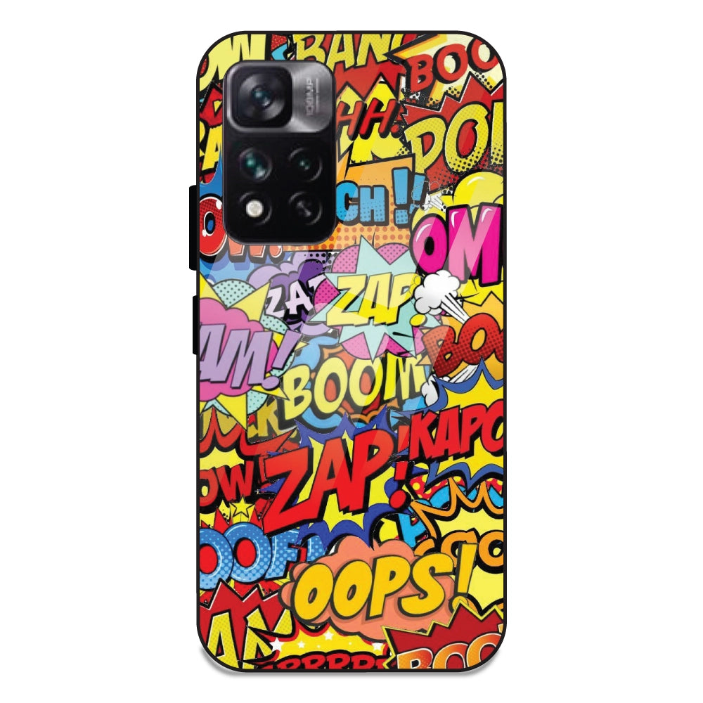Comic Pop Art - Glass Cases For Redmi 11 I