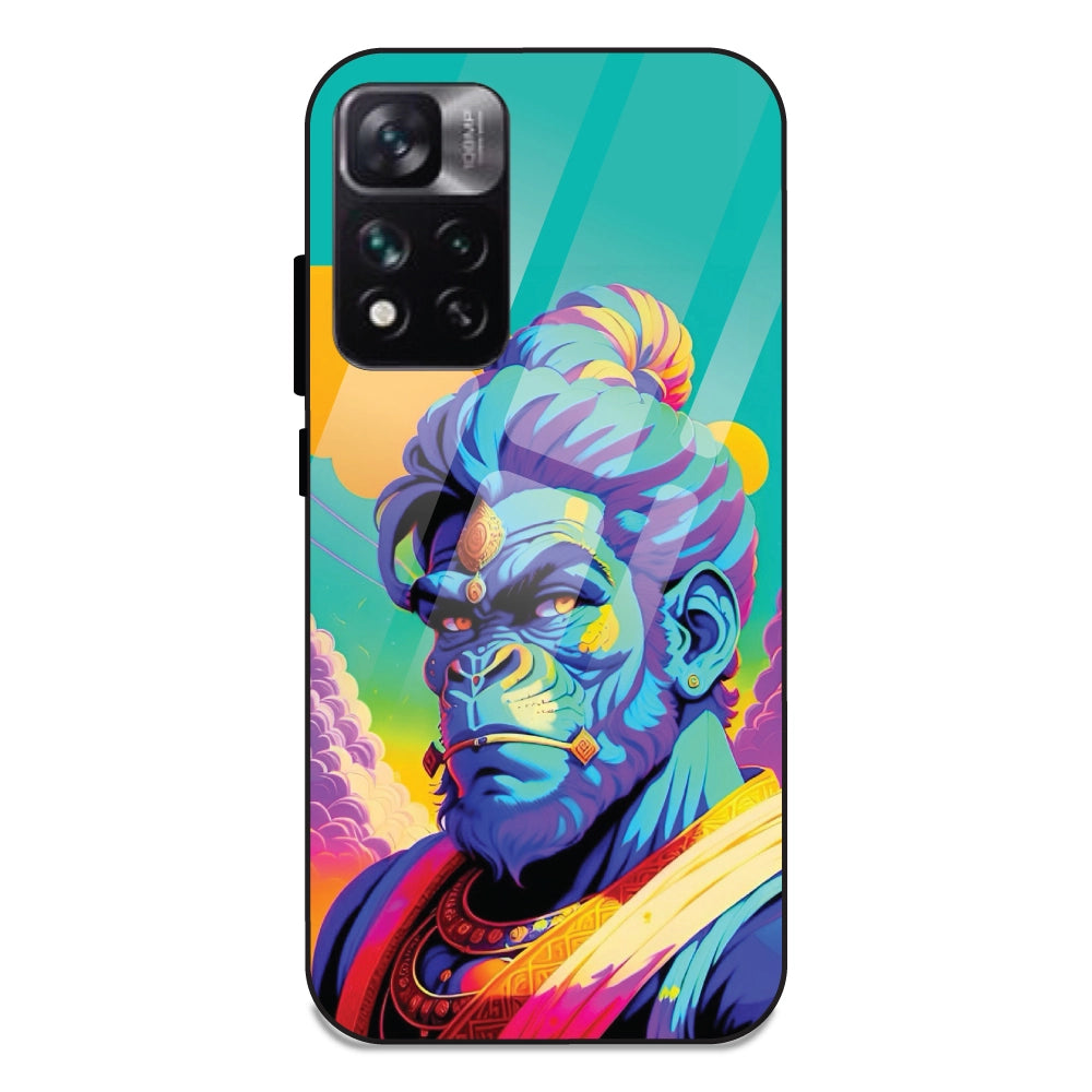 Lord Hanuman - Glass Cases For Redmi 11 I