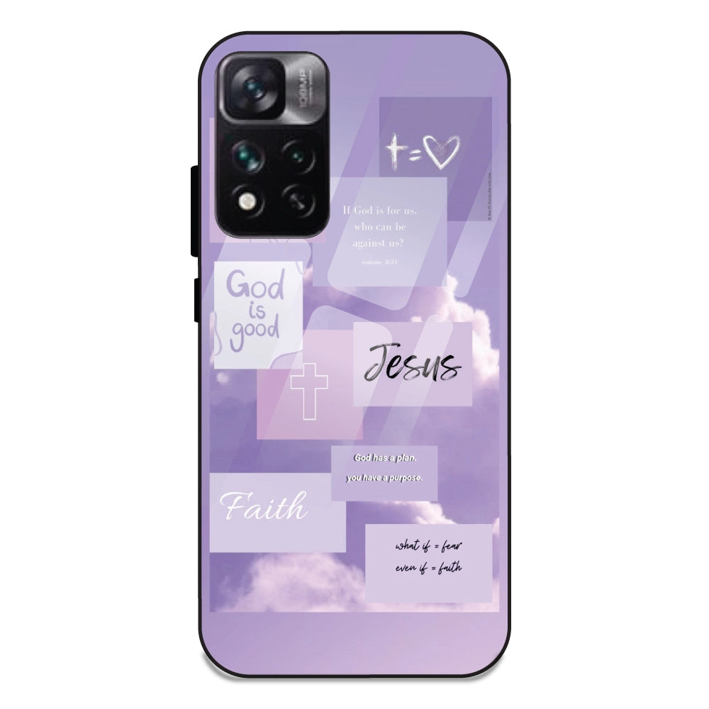 Jesus My Lord - Glass Cases For Redmi 11 I
