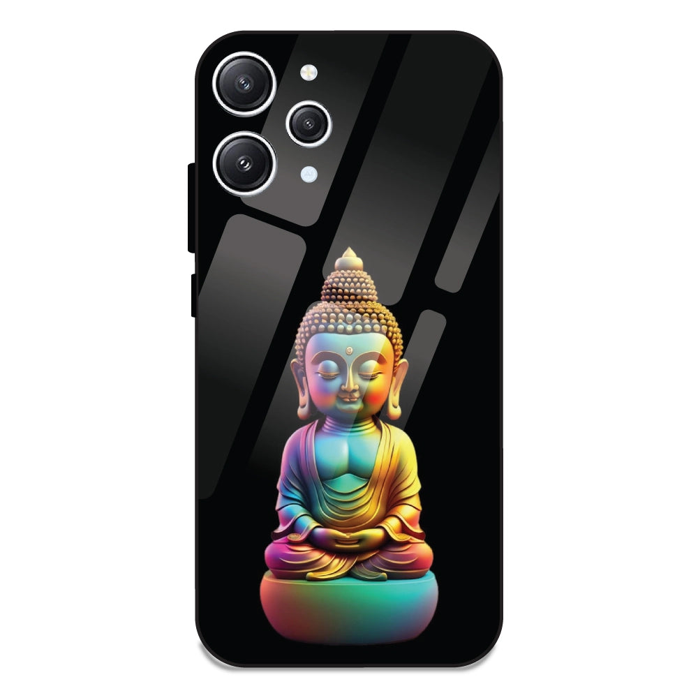 Gautam Buddha - Glass Cases For Redmi 12 4G
