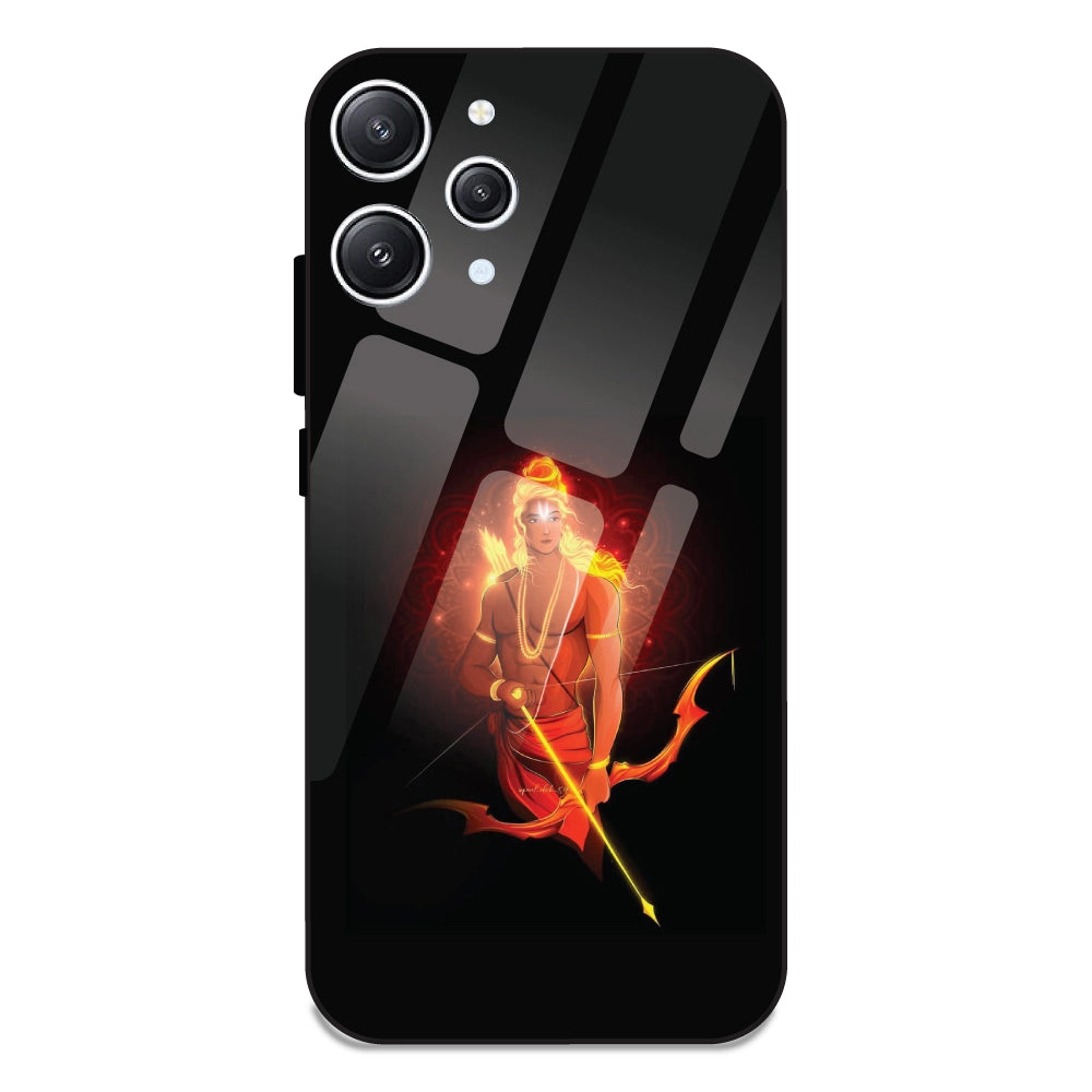 Lord Rama - Glass Cases For Redmi 12 4G