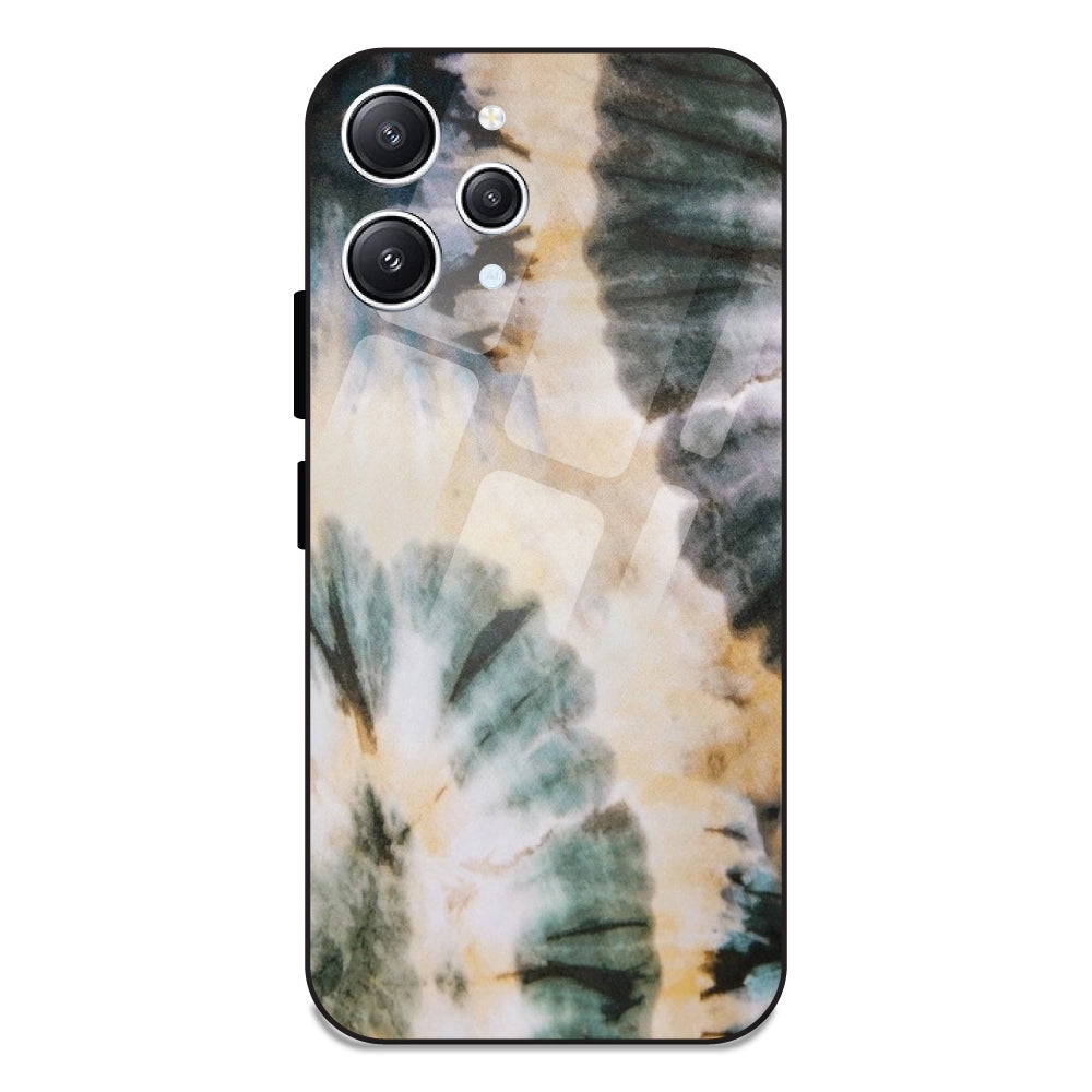 Black And Gold Tie Dye For Redmi 12 4G
