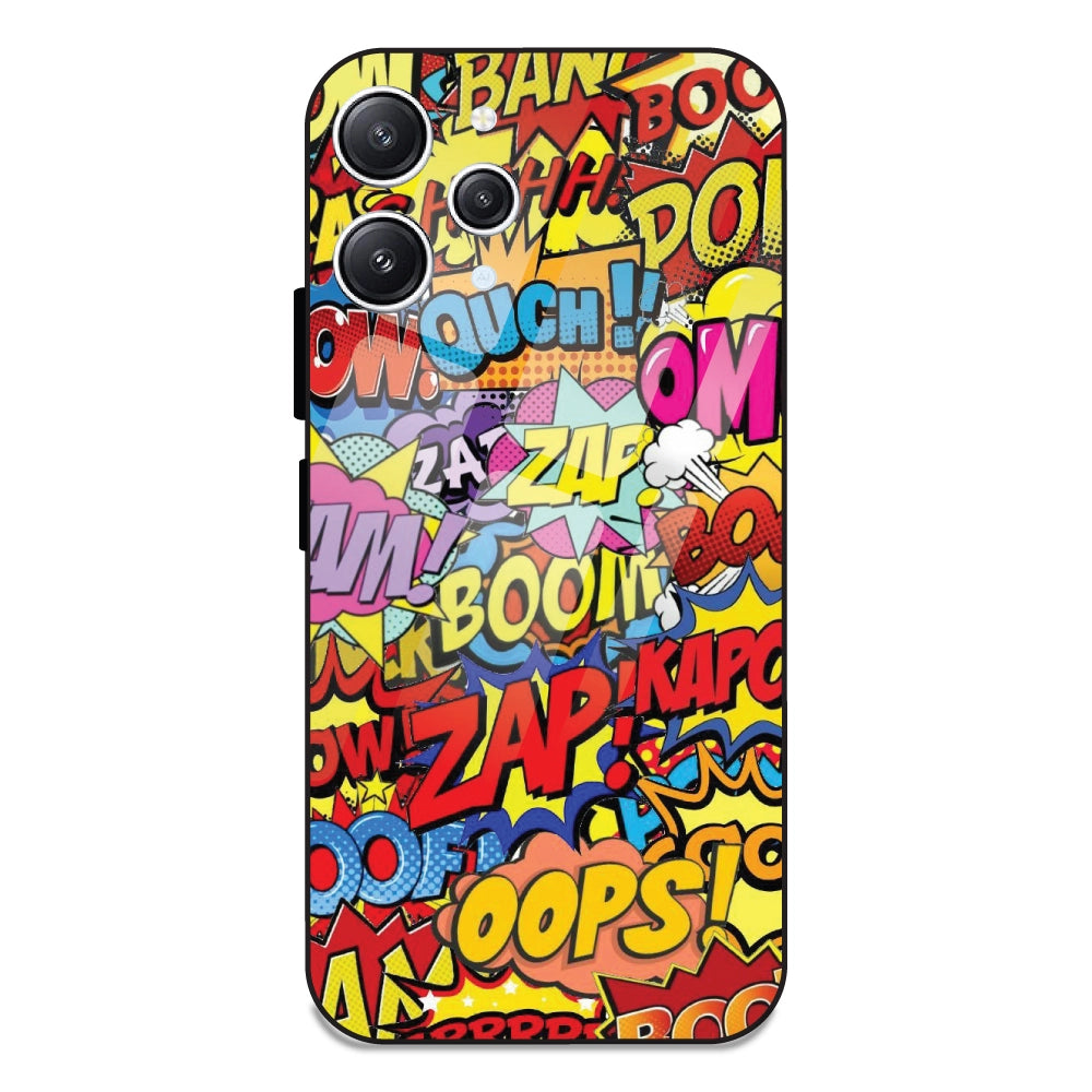 Comic Pop Art - Glass Cases For Redmi 12 4G