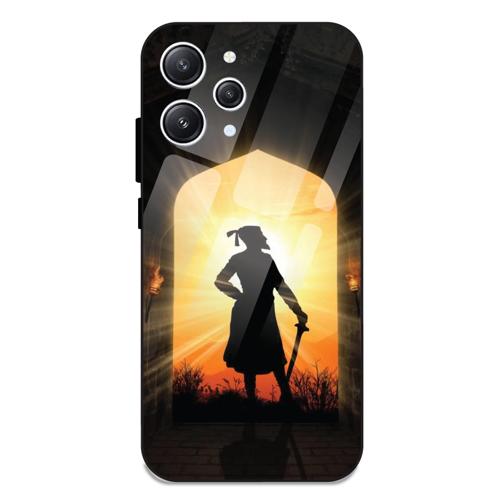 Shivaji Maharaj - Glass Cases For Redmi 12 4G