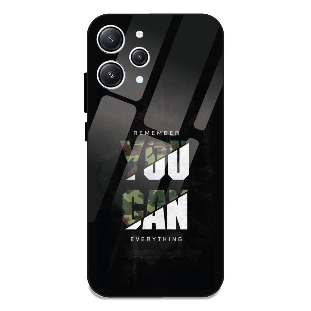 You Can Do Everything - Glass Cases For Redmi 12 4G