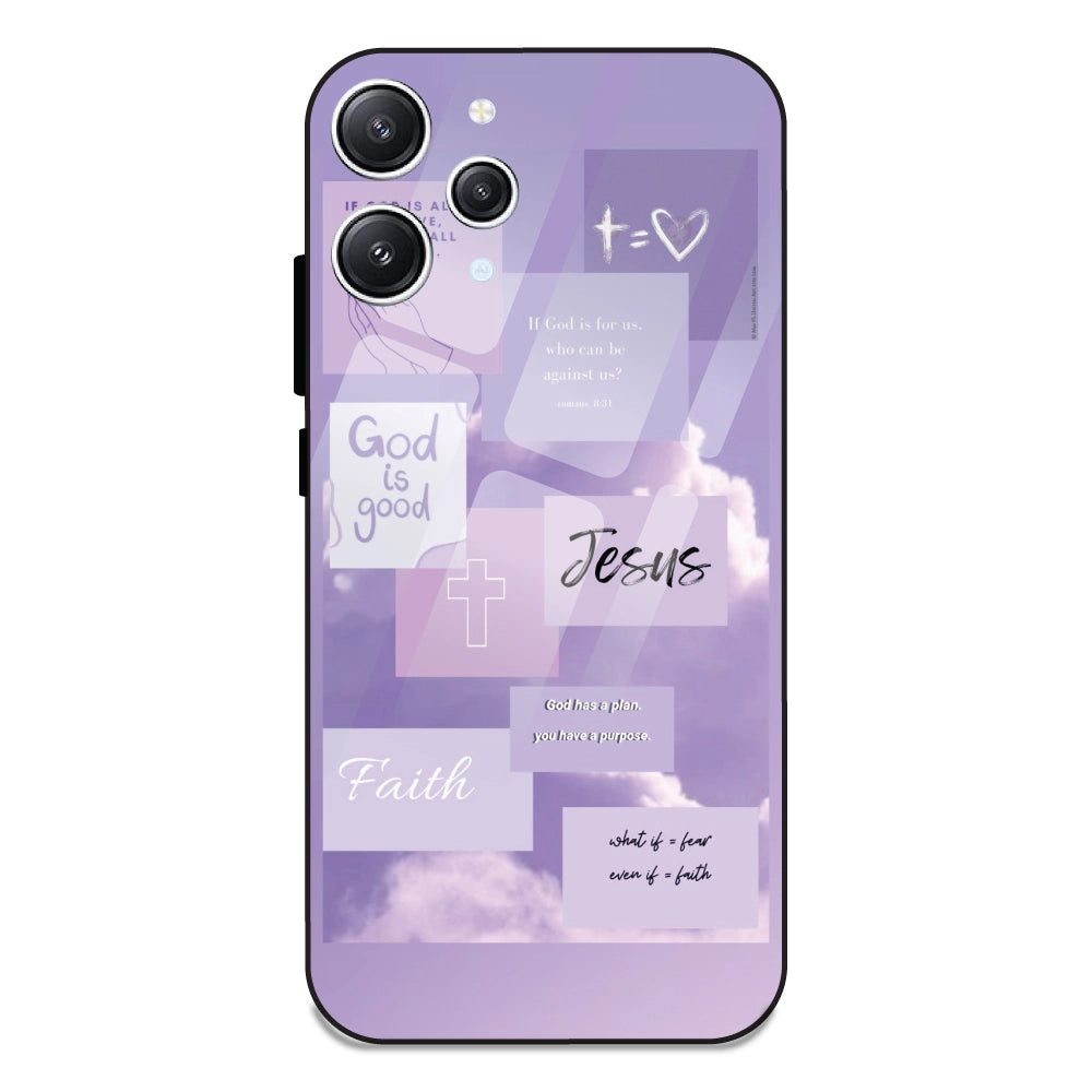 Jesus My Lord - Glass Cases For Redmi 12 4G