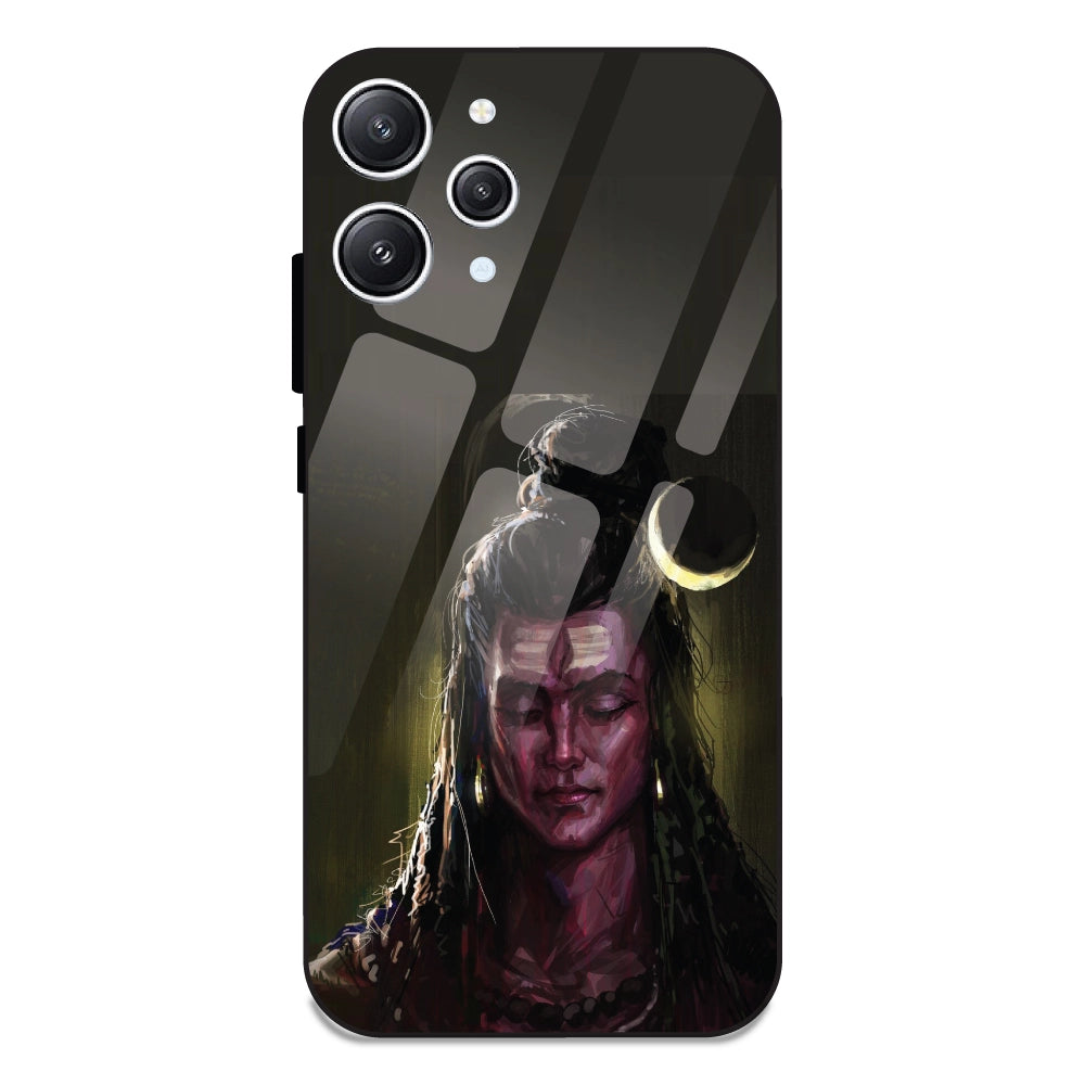 Lord Shiva - Glass Cases For Redmi 12 4G