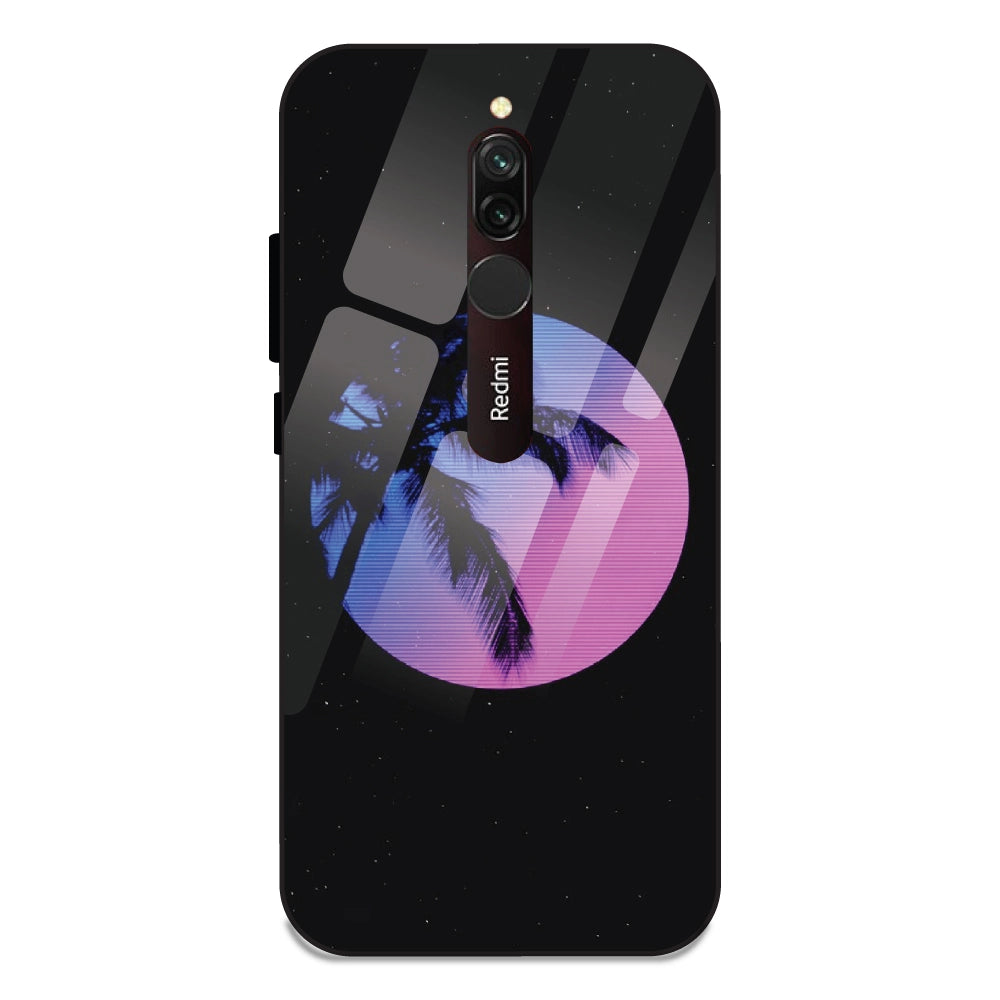 Night Terror Synthwave - Glass Cases For Redmi 8