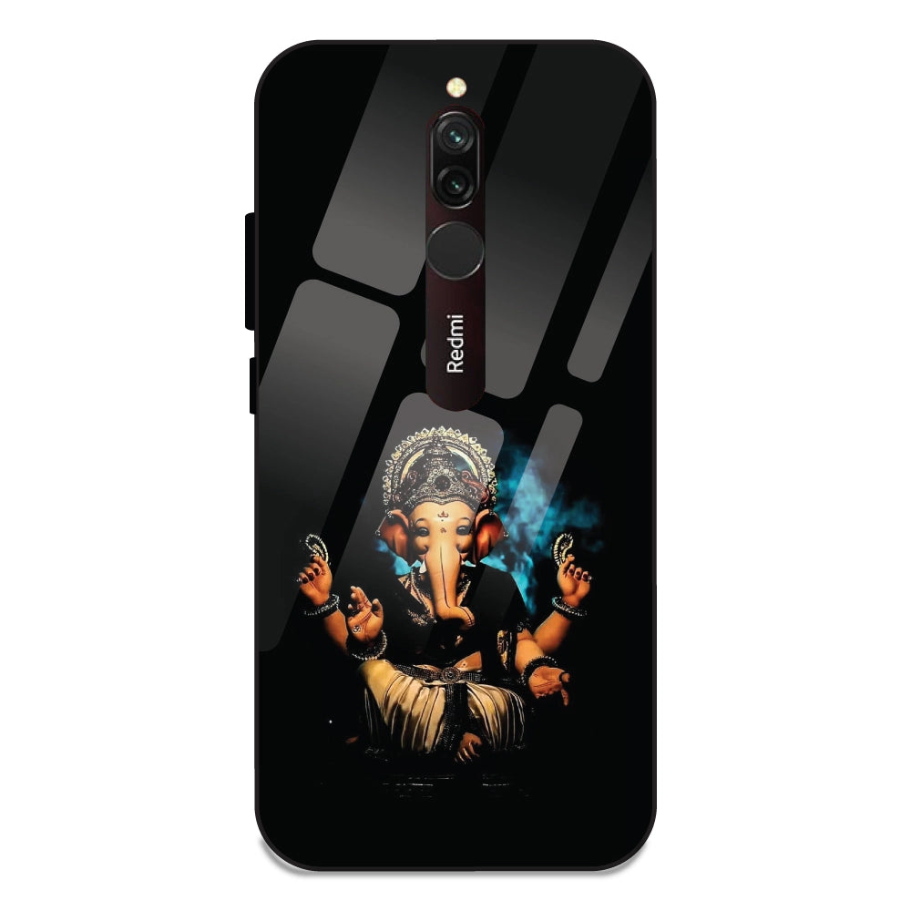 Lord Ganesh - Glass Cases For Redmi 8