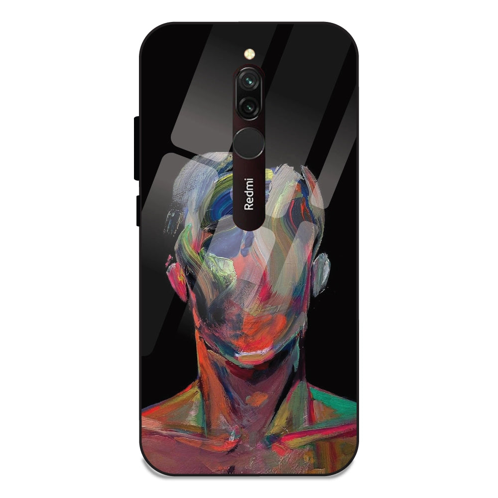 Face Oil Painting - Glass Cases For Redmi 8