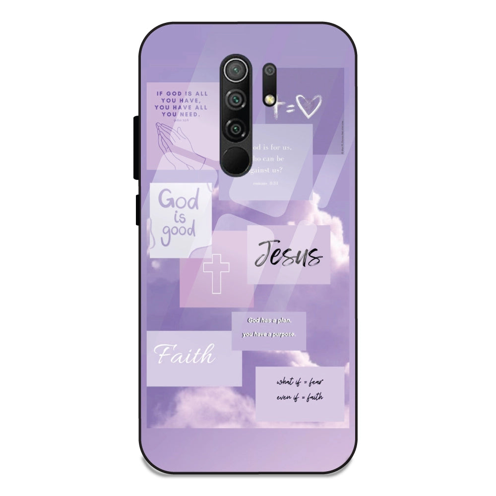 Jesus My Lord - Glass Cases For Redmi 9 Prime