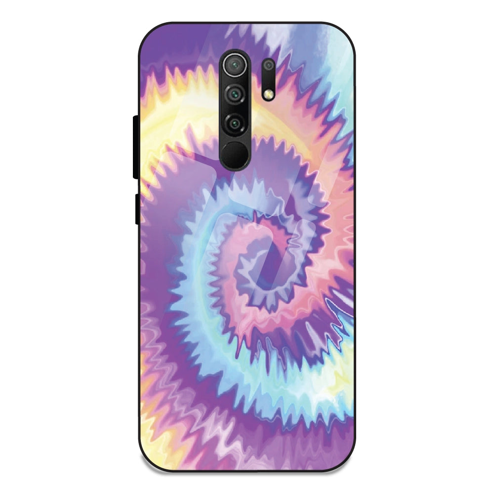Unicorn Tie Dye - Glass Case For Redmi 9 Prime
