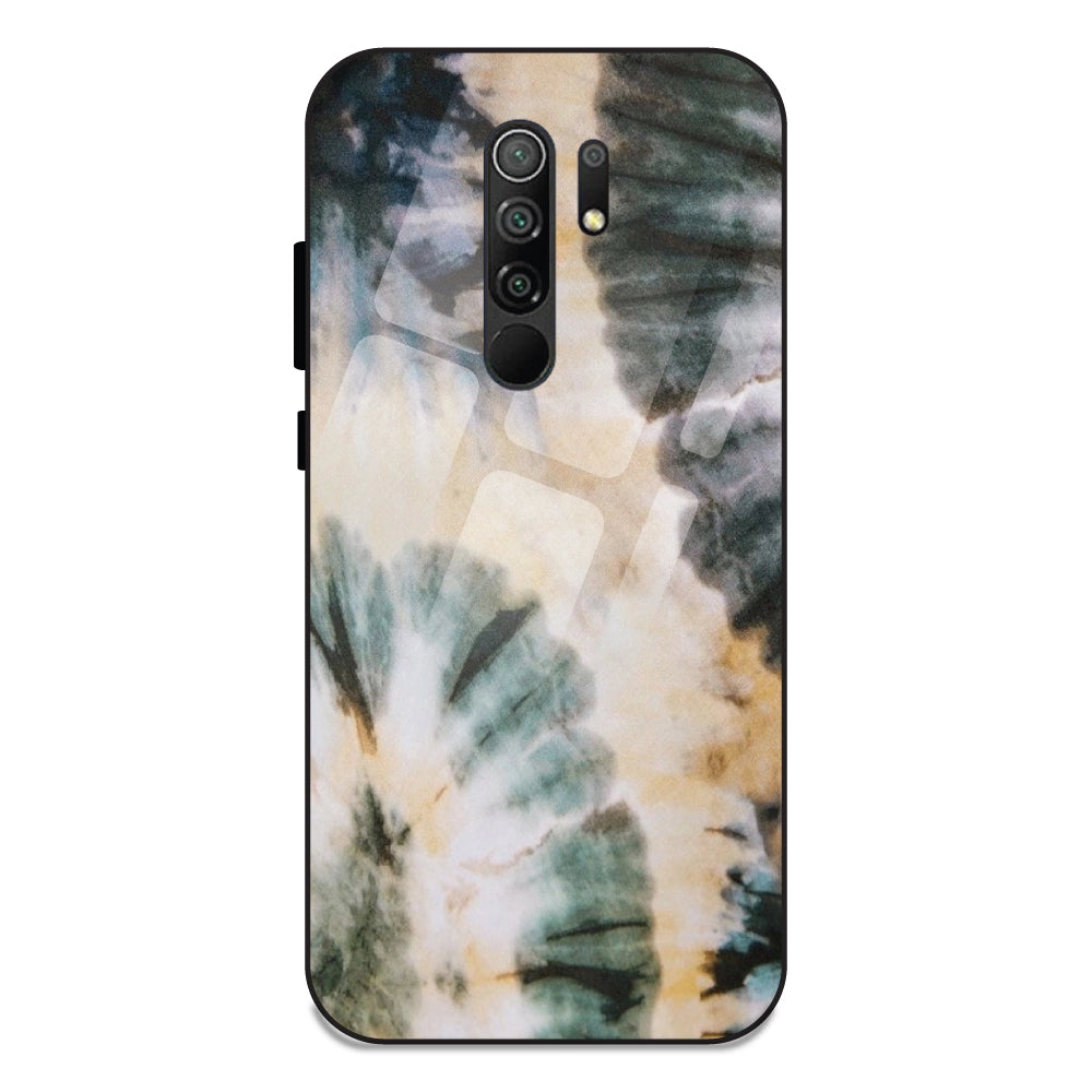Black And Gold Tie Dye For Redmi 9 Prime