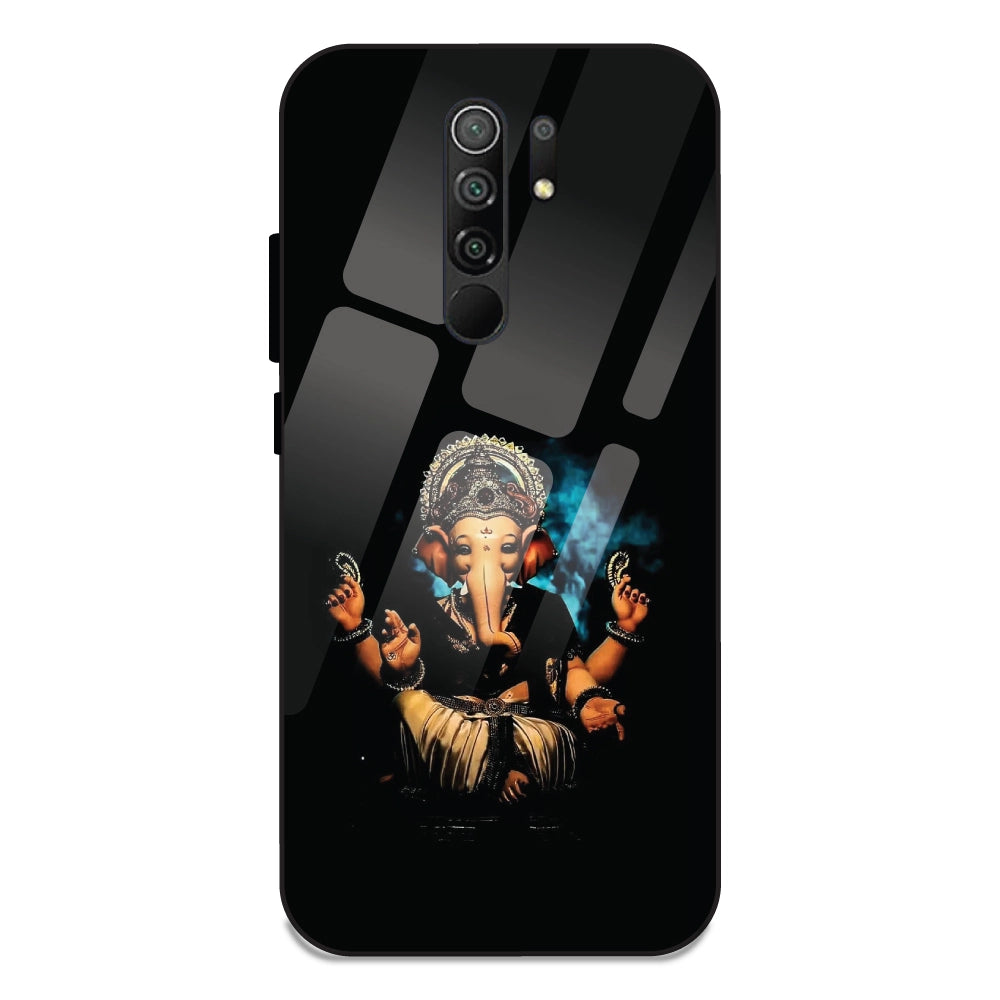 Lord Ganesh - Glass Cases For Redmi 9 Prime