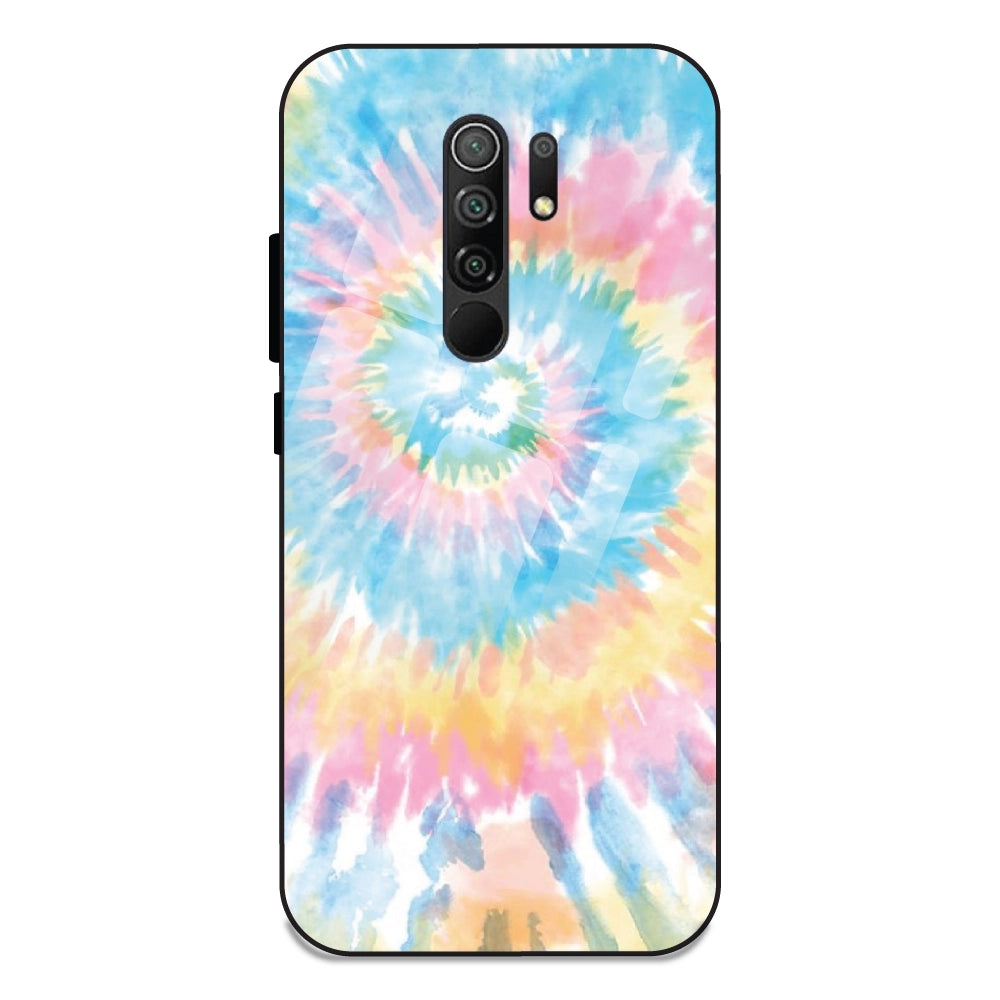 Pastel Tie Dye - Glass Case For Redmi 9 Prime