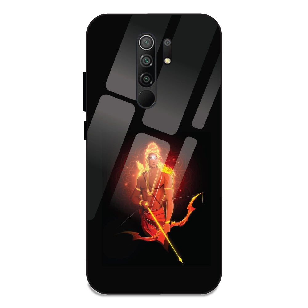Lord Rama - Glass Cases For Redmi 9 Prime