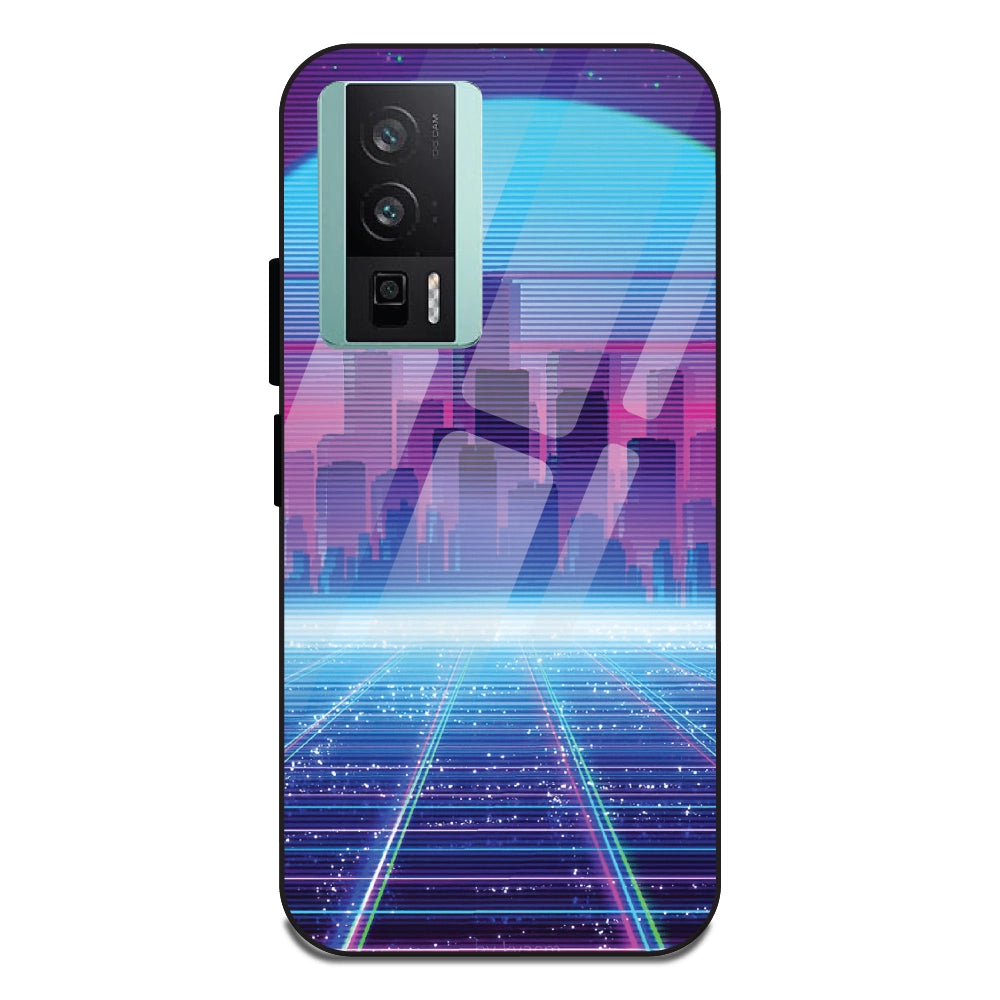 Cityscape Synthwave - Glass Cases For Redmi K60