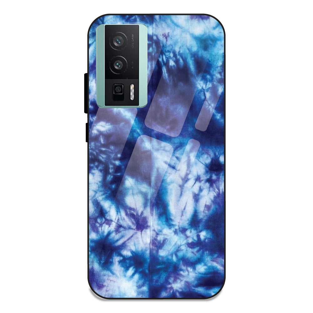 Dark Blue Tie Dye - Glass Case For Redmi K60