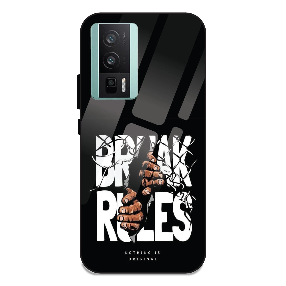 Break Rules - Glass Cases For Redmi K60