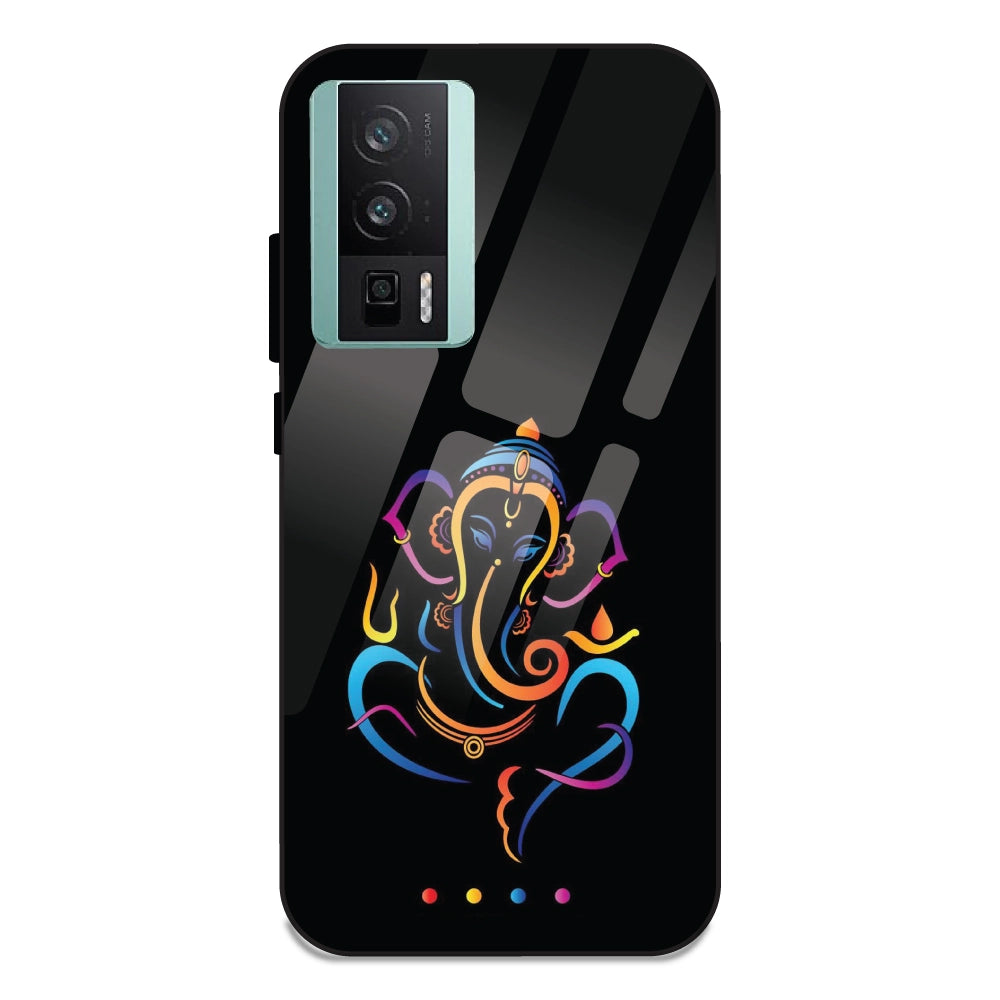 Lord Ganpati - Glass Cases For Redmi K60