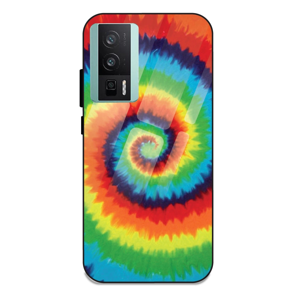 Rainbow Tie Dye - Glass Case For Redmi K60
