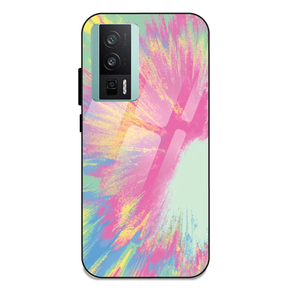 Pastel Splash Tie Dye - Glass Case For Redmi K60