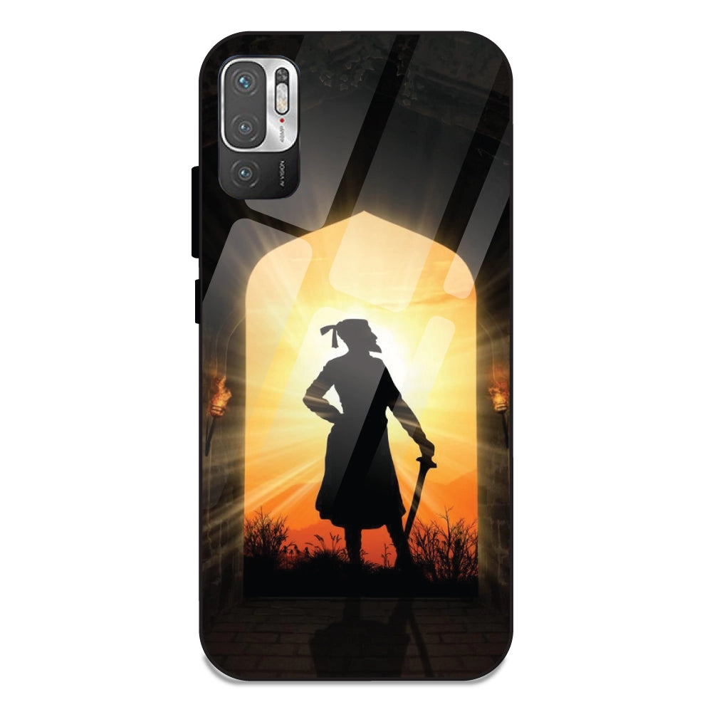 Shivaji Maharaj - Glass Cases For Redmi Note 10 5G
