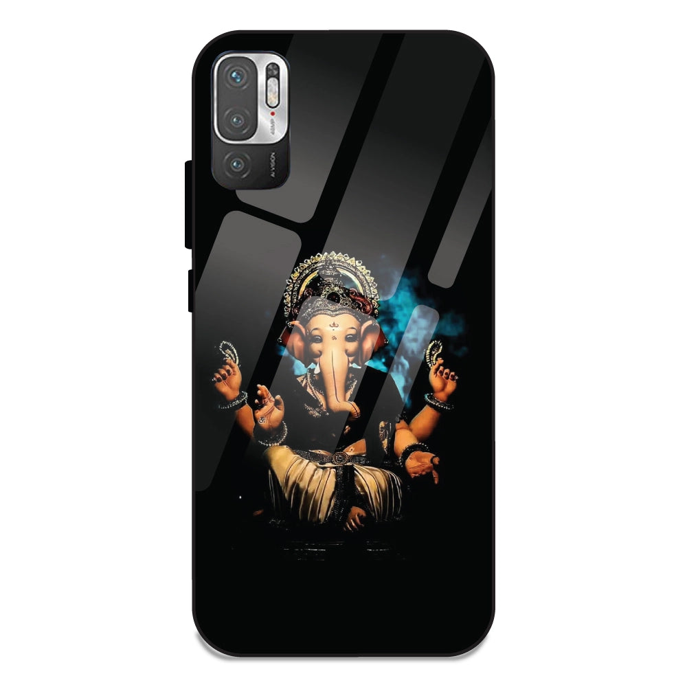 Lord Ganesh - Glass Cases For Redmi Note 10 5G